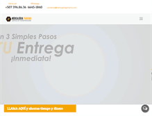 Tablet Screenshot of mensajeriapanama.com